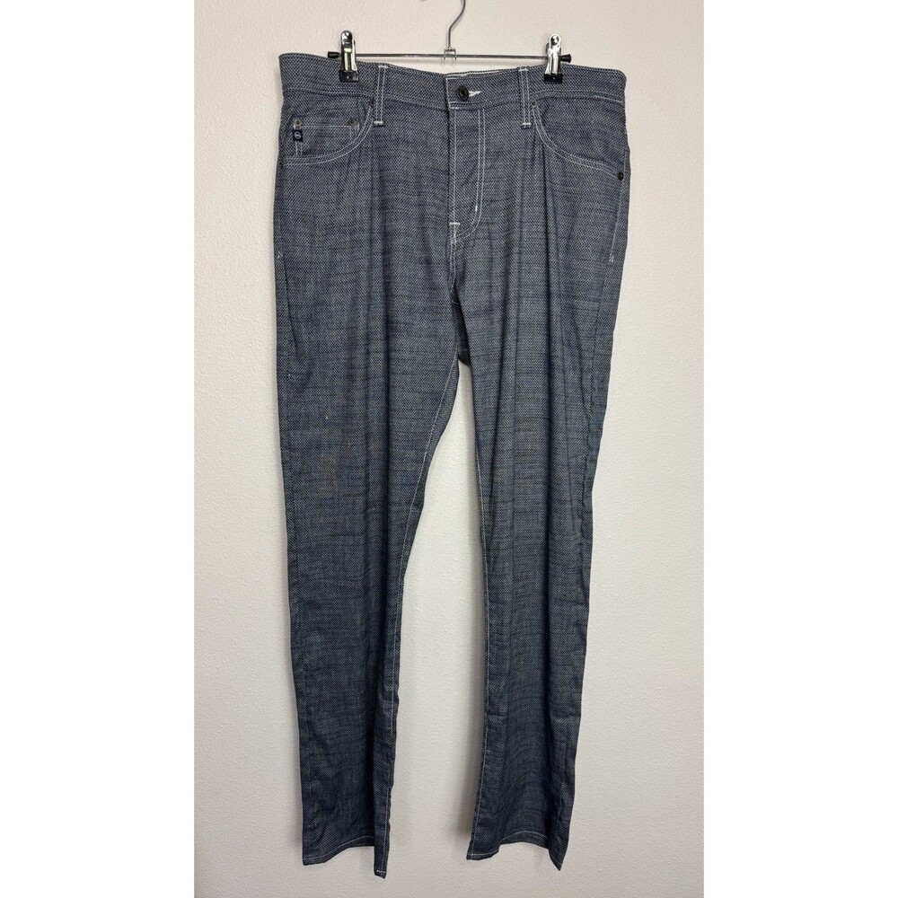 AG Adriano Goldschmied 32x34 Gray Dress Pants Straight Leg Cotton Blend NWOT